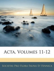 Acta, Volumes 11-12