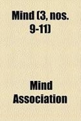 Mind (3, Nos. 9-11)