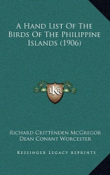 A Hand List of the Birds of the Philippine Islands (1906)