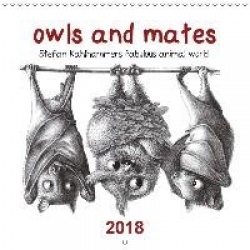 owls and mates 2018 (Wall Calendar 2018 300× 300 mm Square)