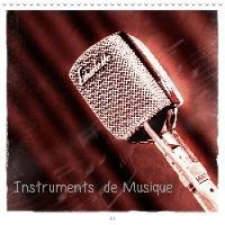 Instruments de Musique (Calendrier mural 2020 300× 300 mm Square)
