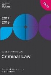 Core Statutes on Criminal Law 2017-18