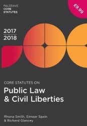 Core Statutes on Public Law&Civil Liberties 2017-18