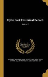 HYDE PARK HISTORICAL RECORD V0