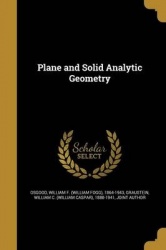 Plane and Solid Analytic Geometry
