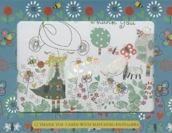 Girl and Dog Thank You Cards [With 12 Envelopes]