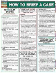 How to Brief a Case - Quickstudy Laminated Reference Guide