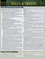 Wills & Trusts - a QuickStudy Laminated Law Reference & BAR Exam Study Guide