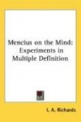 Mencius on the Mind: Experiments in Multiple Definition