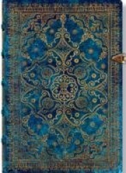 Azure (Equinoxe) Midi Lined Hardcover Journal (Clasp Closure)