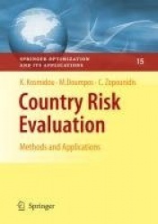 Country Risk Evaluation - Methods and Applications