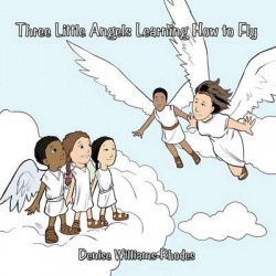 Three Little Angels Learning How to Fly