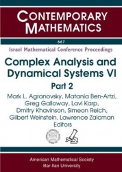 Complex Analysis and Dynamical Systems VI - Part 2: Complex Analysis, Quasiconformal Mappings, Complex Dynamics