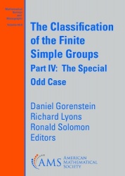 The Classification of the Finite Simple Groups, Number 6 - Part IV: the Special Odd Case