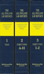 All England Law Reports Consolidated Tables and Index 1936-2016