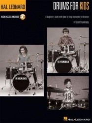 Hal Leonard Drums for Kids - A Beginner's Guide with Step-By-Step Instruction for Drumset - Book with Online Audio