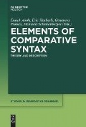 Elements of Comparative Syntax - Theory and Description