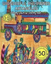 Relaxing Grown Up Coloring Book - Awesome Philippines' Relax Therapy - A Magic and Mindful Travel Adventure of Healing