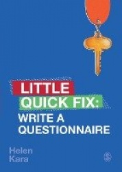 Write a Questionnaire - Little Quick Fix