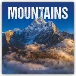 2025 Mountains Wall Calendar - Plastic Free Packaging
