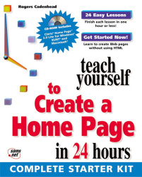 Sams Teach Yourself to Create a Home Page in 24 Hours
