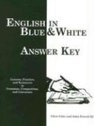 English in Blue & White - Answer Key