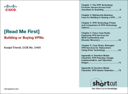 [Read Me First] Building or Buying VPNs (Digital Short Cut)