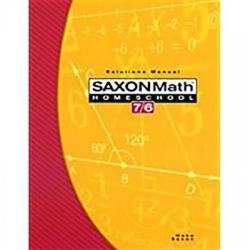 Saxon Math Homeschool 7/6 - Solutions Manual