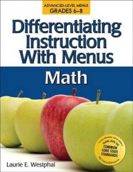 DIFFERENTIATING WITH MENUS 6-8 MATH
