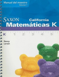 SPA-SAXON CA MATEMATICAS K-TG