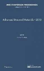 Advanced Structural Materials—2013: Volume 1611