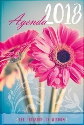 The Treasure of Wisdom 2018 Agenda - Daisy Cover - A Daily Agenda with an Inspirational Quote or Bible Verse for Each Day of the