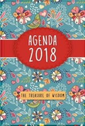 The Treasure of Wisdom 2018 Agenda - Birds and Flowers Cover - A Daily Agenda with an Inspirational Quote or Bible Verse for Eac