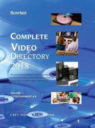 Bowker's Complete Video Directory, 2018 - 4 Volume Set