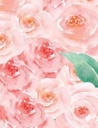 Rose Garden Notebook: (8.5 X 11 Lined) Blank Notebook College Ruled