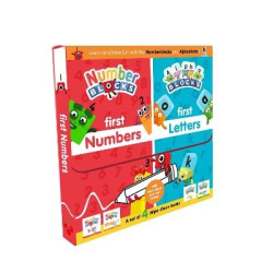Numberblocks and Alphablocks: My First Numbers and Letters Set (4 wipe-clean books with pens included)