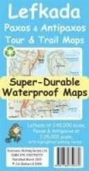 Lefkada, Paxos and Antipaxos Tour and Trail Maps
