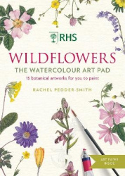 RHS Wildflowers Watercolour Art Pad - 15 botanical artworks for you to paint