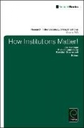 How Institutions Matter!