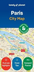 Lonely Planet Paris City Map - Durable, Waterproof, Easy-Fold Planning Map with Attractions & Walking Tours