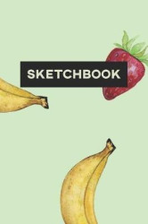 Sketchbook - Banana Strawberry Food Pattern Paint Cute Design