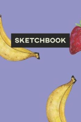 Sketchbook - Banana Strawberry Food Pattern Paint Cute Design