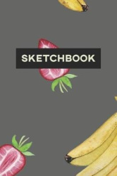 Sketchbook - Banana Strawberry Food Pattern Paint Cute Design