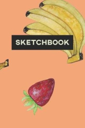 Sketchbook - Banana Strawberry Food Pattern Paint Cute Design