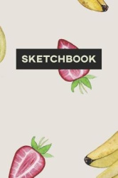 Sketchbook - Banana Strawberry Food Pattern Paint Cute Design
