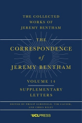 The Correspondence of Jeremy Bentham, Volume 14 - Supplementary Letters