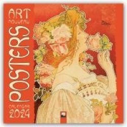 Art Nouveau Posters Wall Calendar 2024 (Art Calendar)