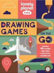 Lonely Planet Kids Drawing Games on the Go - Includes 40 Wipe Clean Cards & Pen | Fun & Colourful Challenges & Activities | Maze