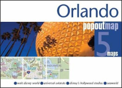 Orlando PopOut Map - Handy pocket size pop up map of Orlando and Walt Disney World Resort