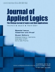 Journal of Applied Logics. The IfCoLog Journal of Logics and their Applications. Volume 8, Issue 2, March 2021. Special issue As